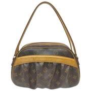 Louis Vuitton Vintage Förägda läderväskor - Bra skick Brown, Dam