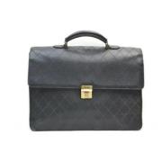 Chanel Vintage Förhandsägda läderväskor - Bra skick Black, Dam