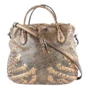 Bottega Veneta Vintage Vintage Läderhandväskor, Modell 210612 Gray, Da...