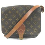 Louis Vuitton Vintage Förägda canvas axelväska, bra skick Brown, Unise...