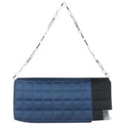 Chanel Vintage Andrahands Axelväska Blue, Dam