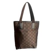 Gucci Vintage Pre-owned Totebag Brown, Dam