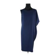 Maison Margiela Pre-owned Pre-owned polyester klnningar Blue, Dam