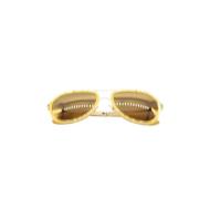 Dolce & Gabbana Pre-owned Pre-owned Metall solglasgon Yellow, Dam