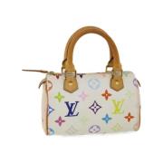 Louis Vuitton Vintage Pre-owned Canvas handvskor White, Dam