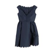 Valentino Vintage Pre-owned Polyester klnningar Blue, Dam