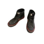 Gucci Vintage Pre-owned Canvas sneakers Black, Dam