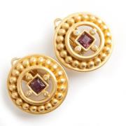 Givenchy Pre-owned Royal Ruby Earclips Yellow, Dam