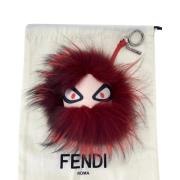 Fendi Vintage Begagnad Burgundy Fendi nyckelring Red, Unisex