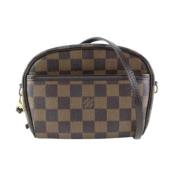 Louis Vuitton Vintage Vintage Läder Väskor Vi0094 Frankrike Brown, Dam