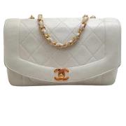 Chanel Vintage Pre-owned Läder chanel-vskor White, Dam