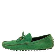 Louis Vuitton Vintage Pre-owned Platta skor Green, Herr