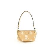 Louis Vuitton Vintage Skulderväska som är begagnad Beige, Dam