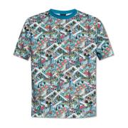 PS By Paul Smith Mönstrad T-shirt Multicolor, Herr