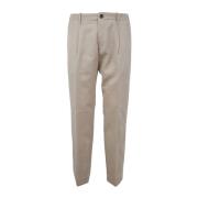 Nine In The Morning Cropped Trousers Beige, Herr