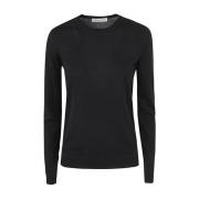 Goes Botanical Round-neck Knitwear Black, Dam