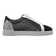 Christian Louboutin Pre-owned Pre-owned Tyg sneakers Black, Dam