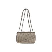 Chanel Vintage Pre-owned Läder chanel-vskor Gray, Dam