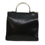 Versace Pre-owned Pre-owned Leather handbags Black, Dam