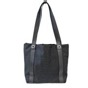 Bvlgari Vintage Förägande Svart Canvas Bvlgari Tote Black, Dam