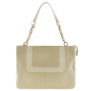 Versace Pre-owned Pre-owned Läder handvskor Beige, Dam