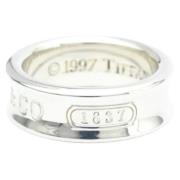 Tiffany & Co. Pre-owned Pre-owned Silver ringar Gray, Unisex