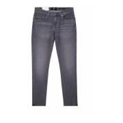 7 For All Mankind Slim-Fit Snygga Jeans Gray, Herr