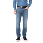 7 For All Mankind De raka NY Mid anvÃ¤nde jeans Blue, Herr