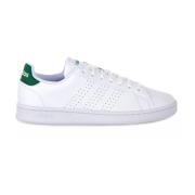 Adidas Vita och gröna lädersneakers White, Herr