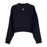Adidas Essentials Fleece Sweatshirt för kvinnor Black, Dam