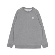 Adidas Essentials Crewneck Sweatshirt Gray, Herr