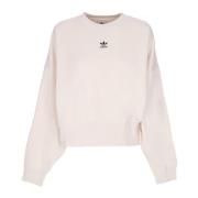 Adidas Essentials Crewneck Sweatshirt - Wonder White Beige, Dam