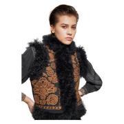 Antik Batik Danie broderad gilet Black, Dam