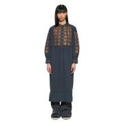 Antik Batik Maxi Klänning Gray, Dam