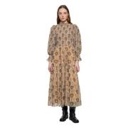 Antik Batik Maxi Klänning Multicolor, Dam