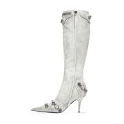 Balenciaga Heeled Boots White, Dam