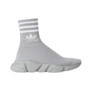 Balenciaga Innovativa Stickade Speed Sneakers Gray, Dam