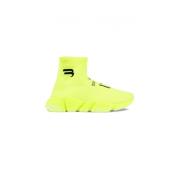 Balenciaga Vibrant Yellow Speed Soccer Sneakers för Kvinnor Yellow, Da...