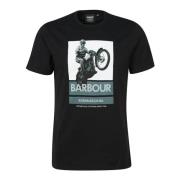 Barbour Archie Graphic-Print T-Shirt Black, Herr
