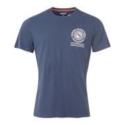 Barbour SMQ Victor T-Shirt Navy Blue, Herr