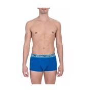 Bikkembergs Blå Bomullsunderkläder Trunk Bi-pack Blue, Herr