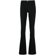 Blumarine Elegant Straight Trousers Black, Dam