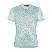 Blumarine T-Shirt Blue, Dam