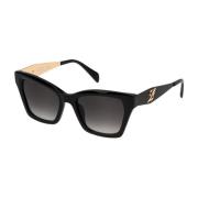 Blumarine Sunglasses Black, Dam