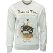 Bob Vintage Crew Neck Sweatshirt i Ljusgrå Gray, Herr