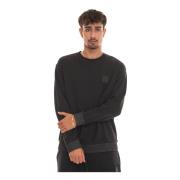 Boss Enfärgad Crewneck Sweatshirt Black, Herr