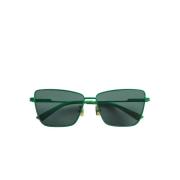 Bottega Veneta Sunglasses Green, Dam