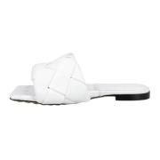 Bottega Veneta Läder sandaler White, Dam