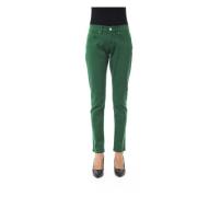 Byblos Slim Fit Jeans Uppgradera Stiliga Kvinnor Green, Dam