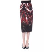 Byblos Multicolor Polyester Skirt Multicolor, Dam